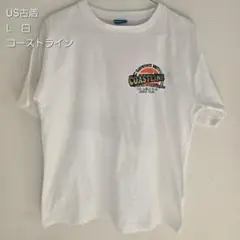 023 OLDMILLS COASTLINE Tシャツ L 白　古着　US