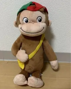 おさるのジョージ L ぬいぐるみ 春のおでかけ