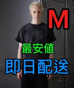 grancy スカルラインストーンデザインtシャツ m1