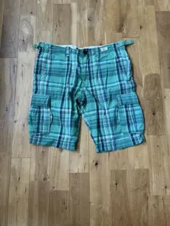 【希少】トミーヒルフィガ　メンズ短パン　ショートパンツ　チェック柄