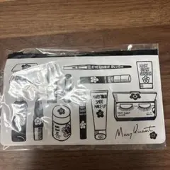 新品未使用　MARY QUANT ジッパーケース & メッセージカードセット