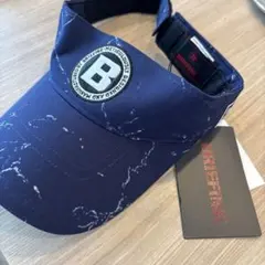 BRIEFING ネイビー バイザー