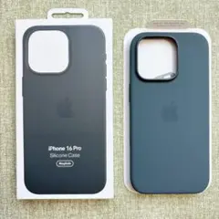 新品未使用· iPhone 16 Pro シリコンケース ダークグリーン