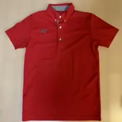 YONEX レッド ポロシャツ JP SS