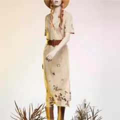新品未使用 フォルテフォルテ forte_forte 刺繍ドレス