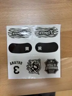 阪神タイガース 大山 アイブラックシール