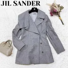 JIL SANDER コート ジャケット ウール アンゴラ カシミヤ 36