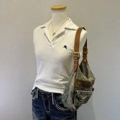 Burberry archive nosleeve poloshirt Y2K