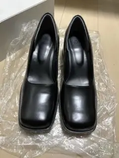 メゾンエウレカ　chunky square toe pumps