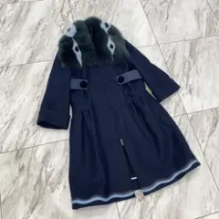 FENDI フェンディ アイコン ファー付きロングコート