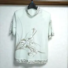 【未使用】belleforle（ベルフォーレ）カットソー　半袖　花柄