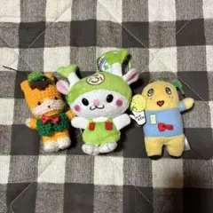 ふっかちゃん、ぐんまちゃん、ふなっしーストラップ