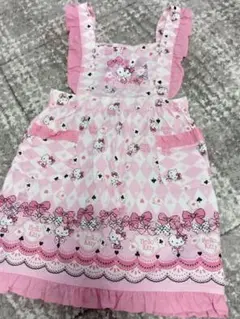 サンリオ　子供用エプロン　120cm　キティちゃん　三角巾セット