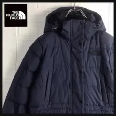 ノースフェイス ★ ダウンジャケット ロング コート レディース M ネイビー
