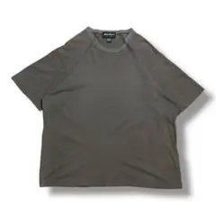 00s Eddie Bauer エディーバウアー ブラウンTシャツ 無地 古着