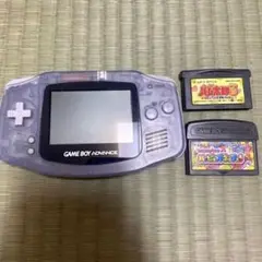 【レア!状態良★】Nintendo ゲームボーイアドバンス本体 ソフト2個セット