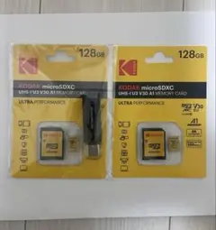 KODAK microSDXC 128GB UHS-I U3 V30 A1