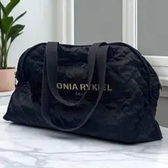 SONIA RYKIEL ソニアリキエル キルティング ボストンバッグ 黒