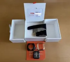 【美品】Y24 アップルウォッチケース ブラック/ゴールド　Y24クォーツセット