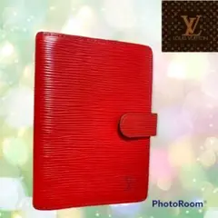 美品✨ルイヴィトン✨手帳✨6連✨マニアジェンダ✨pm✨赤✨エピ✨韓国