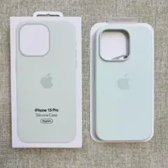 「新品未使用·純正」 iPhone 15 Pro シリコンケース ミントグリーン