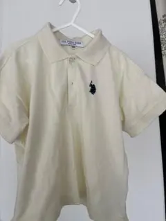 U.S. POLO ASSN. ポロシャツ クリーム色 100
