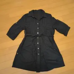 SILverMinT sugar 黒メッシュ ブラウス シャツ L 黒 リボン