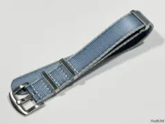 ラグ幅20ｍｍ NATOストラップ ブルー グレー 腕時計ベルト 時計用バンド