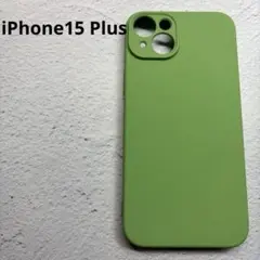 iPhone15 Plus ケース　グリーン