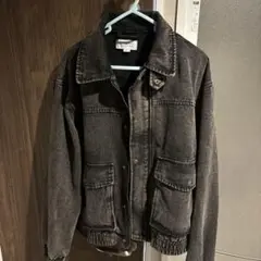 ダークグレー デニムジャケット