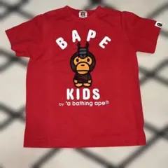 BAPE KIDS 赤 Tシャツ　130