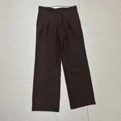 HIFIFNK スラックス　slacks ブラウン　フルレングス