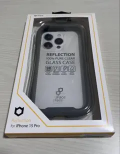 iFace iPhone15Pro ケース　グレー