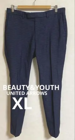 BEAUTY&YOUTH チェック　スラックス
