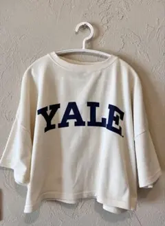 【美品】YALE ハーフスリーブショートスウェット