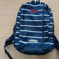 Coleman ストライプリュック ネイビー