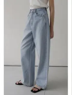 Na.e ナエ　Wide Loose Jeans_Light Blue