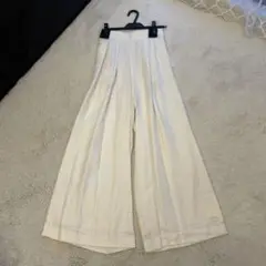PEGGY LANA ワイドパンツ ホワイト