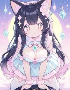 AIイラスト　美女 L版サイズ 1点物 B47