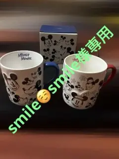ミッキーマウス・ミニーマウス マグカップ 2個セット