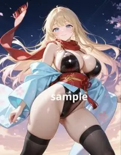 AIイラスト 美女 A4ポスター I69