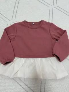 【新品】90cmチュール付きトレーナー
