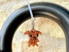 【期間限定】動物ビーズチャーム付きアンブレラマーカートイプードル