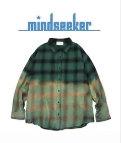 【超レア】1品限り MINDSEEKER緑グリーン長袖シャツ マインドシーカー