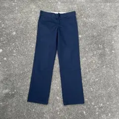 Dickies slim straight ニカラグア製　ネイビー　30×32