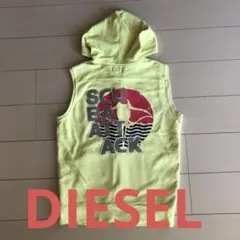 DIESEL フード付きイエロー ベスト