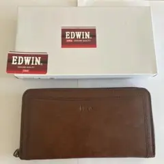 EDWIN 牛革 長財布
