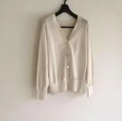 Spick&Span 涼感素材 ICE COTTON カーディガン　ベージュ