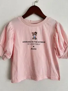 訳あり新品by LOVEITバイラビット ピンク Tシャツ パフスリーブ　140