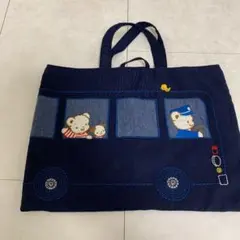 ファミリア トートバッグ デニムバッグ